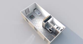 4 - Appartement T1 entièrement rénové (30m²)